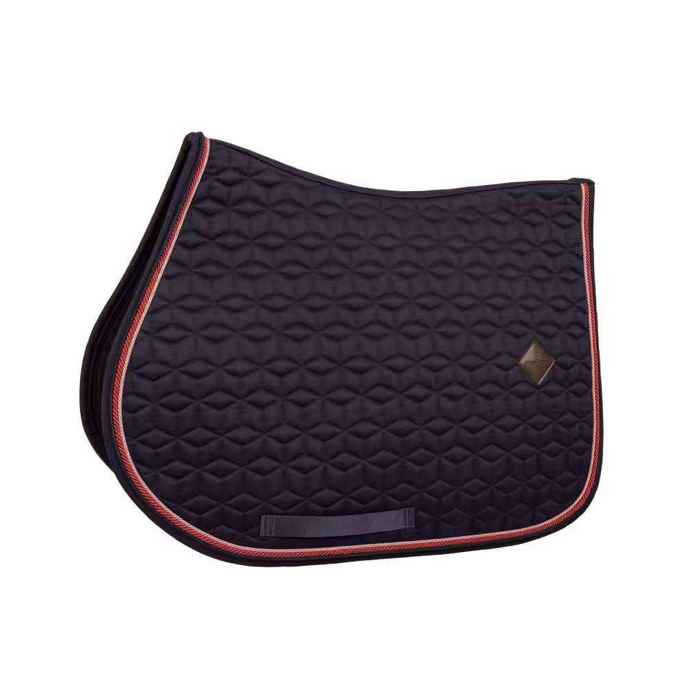Commande En Gros Tapis de selle Classic bleu marine Jumping customisé