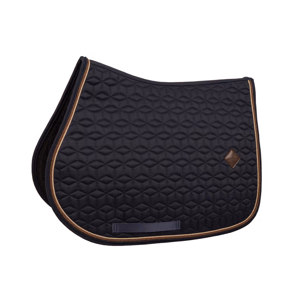 Prix Réduit Tapis de selle Classic bleu marine Jumping customisé