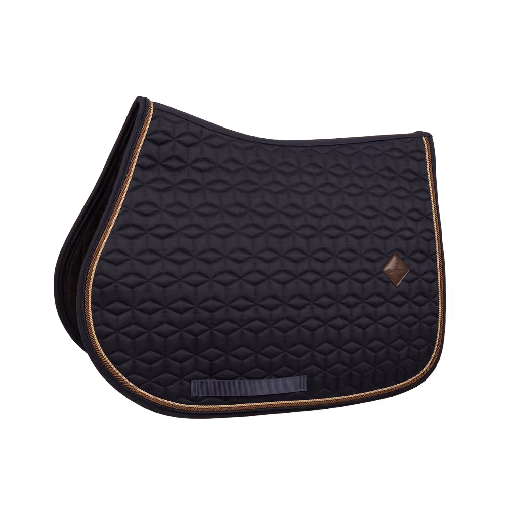 Dernière Chance Tapis de selle Classic bleu marine Jumping customisé