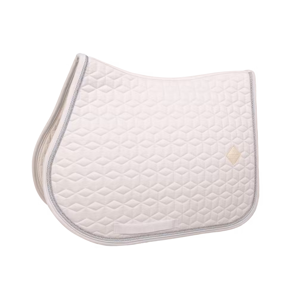 Offre Du Jour Tapis de selle Classic blanc jumping customisé