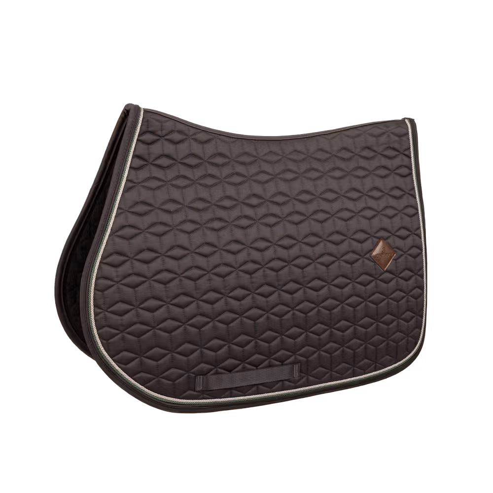 Livraison Express Tapis de selle Classic Gris Jumping Customisé