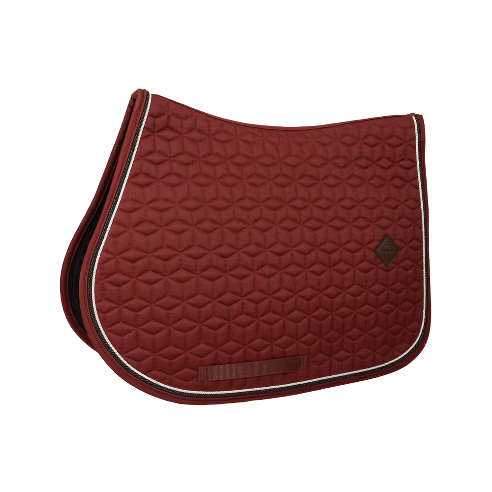 Meilleure Vente Tapis de selle Classic Bordeaux Jumping customisé
