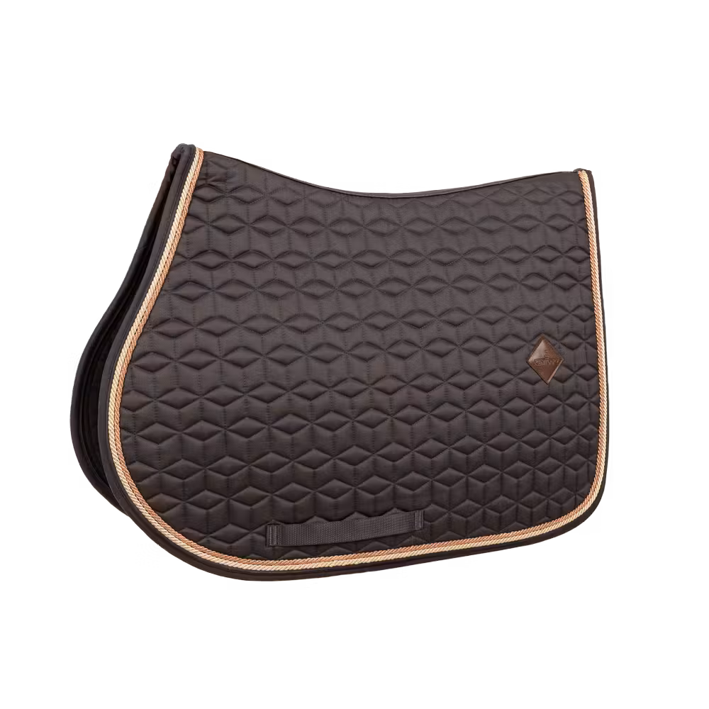 Tapis de selle Classic Gris Jumping Customisé Meilleur Choix
