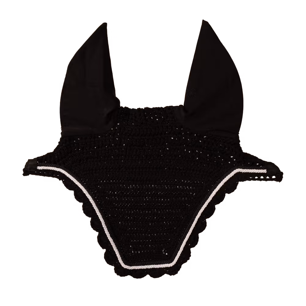 Bon Plan Bonnet anti-mouches Wellington Wave Noir avec cordelettes customisées