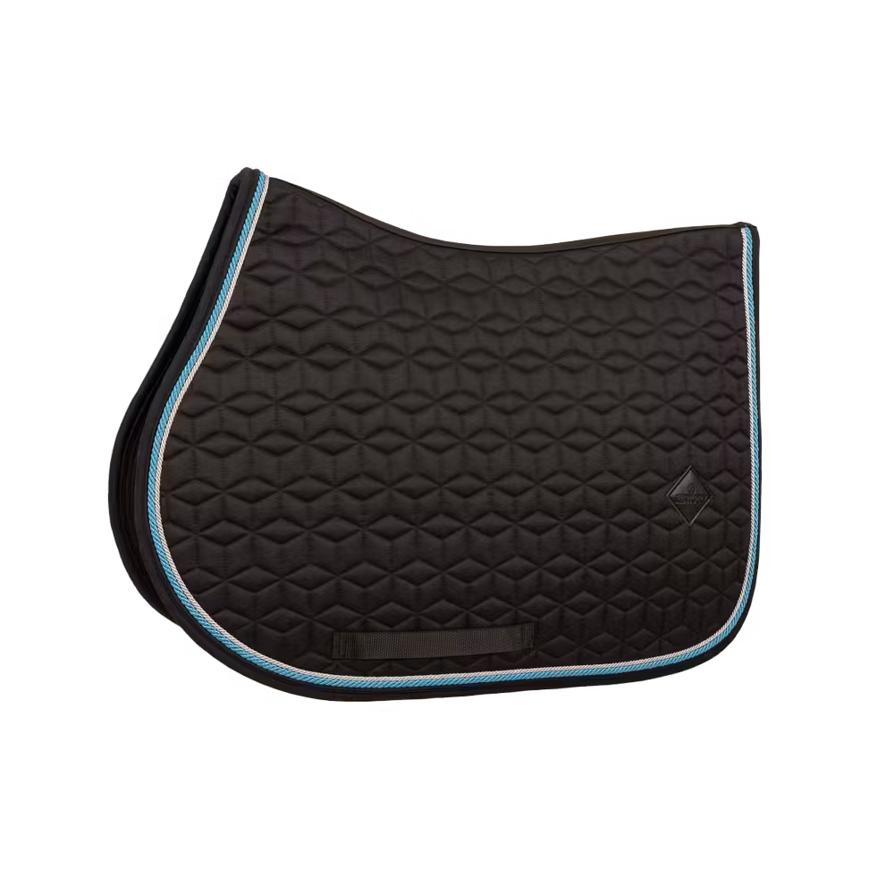 Livraison Express Tapis de selle Classic Noir Jumping Customisé