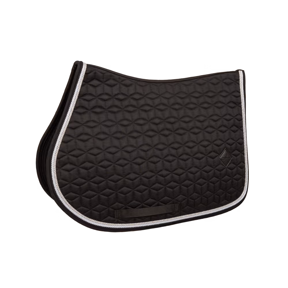 Solde Tapis de selle Classic Noir Jumping Customisé
