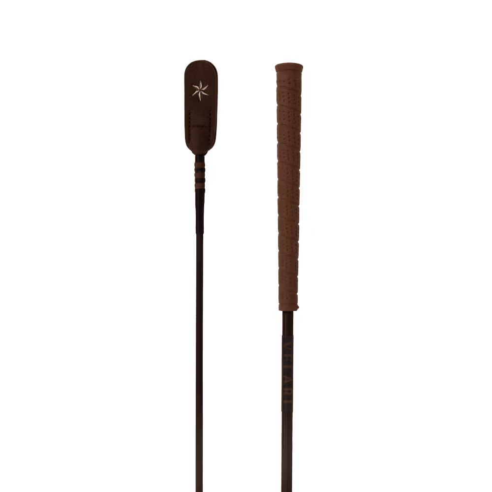 Cravache de Dressage Balance avec poignée en caoutchouc 120cm Livraison Express