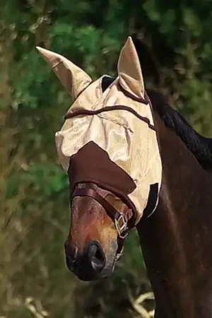 Masque anti-mouches EQUITHÈME "Fly protector" Vente Directe