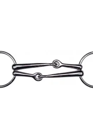 Mors 2 anneaux FEELING double embouchure Satisfait Ou Remboursé
