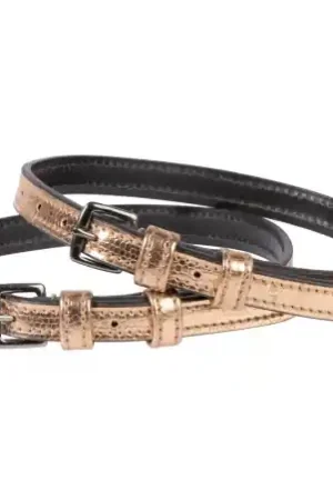 lanières éperons en cuir lizzard Meilleur Prix