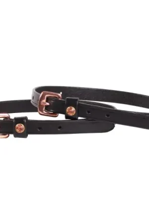 lanières d'éperons en cuir rosegold Commande En Gros