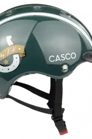 Casque Casco Nori " Lucky Kid Emeraude " Pas Cher