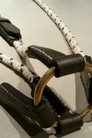 Martingale Camargue en corde et cuir pour représentation Prix Bas