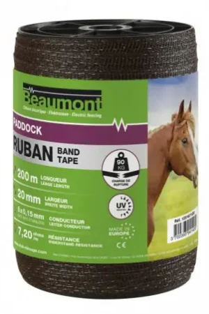 Ruban 20 MM " Paddock " Beaumont Bon Marché