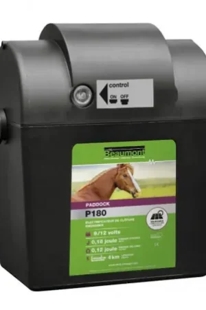 Poste à Pile " Paddock P180 " + Panneau Solaire 2,5W Vente Directe