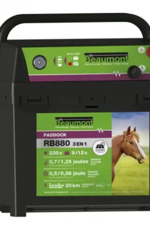 Prix Promo Poste " Paddock RB 880 " 3 EN 1 + Panneau Solaire 10 W