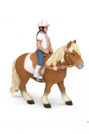 Offre Du Jour PAPO Poney shetland avec selle