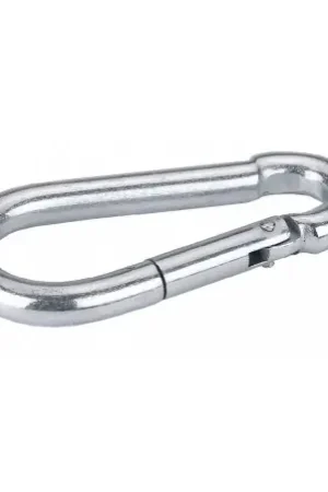 Mousqueton zingué 6mm (lot de 6) Nouveauté