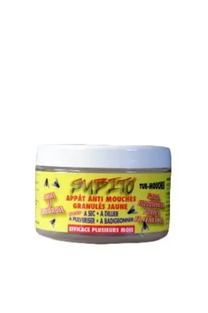 Dernier Modèle SUBITO GRANULÉS JAUNE INSECTICIDE SPÉCIAL MOUCHES AVEC ATTRACTIF SEXUEL - 250 GR
