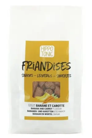 Top Vente HIPPOTONIC Bonbons pour chevaux, goût banane et carotte