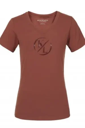 Authentique Kingsland - Tee Shirt Femme Olania Marron
